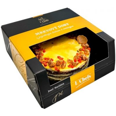 L'Chefs Mrkvový dort s jogurtovým krémem a maracujou 0,6 kg – Zboží Dáma