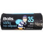 Balis pytle HDPE 35 l 7µm 50ks černé – Hledejceny.cz