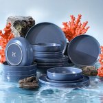 KONSIMO JÍDELNÍ SERVIS STOLNÍ SADA TALÍŘŮ 6 osob VICTO 18 ks – Zboží Dáma