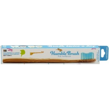 Humble Brush Dětský bambusový kartáček na zuby Ultra soft modrý