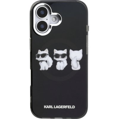 Karl Lagerfeld IML Choupette Trio Watercolor MagSafe Zadní Kryt pro iPhone 17 – Zboží Mobilmania