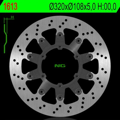 NG přední brzdový kotouč GAS GAS 125/250/400/515 SM ccm 230/450/600/644/710 (plovoucí) | Zboží Auto