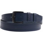 Black Hand pánský kožený opasek 003-40 modrý – Sleviste.cz