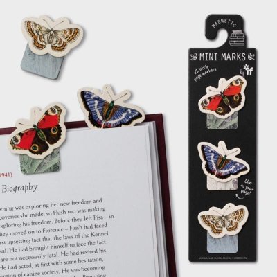 Záložka do knihy Mini magnetická - Motýl