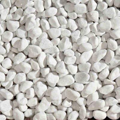 Okrasné valounky Bianco Carrara 15 - 25 mm 25 kg – Zboží Dáma