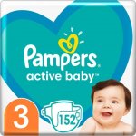 Pampers active baby 3 152 ks – Zboží Dáma