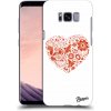 Pouzdro a kryt na mobilní telefon Pouzdro Picasee silikonové Samsung Galaxy S8 G950F - Big heart