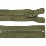 Kostěný zip no.5 rozepínací 30cm bundový color: 698 khaki zelená – Hledejceny.cz