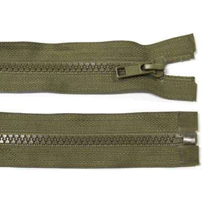 Kostěný zip no.5 rozepínací 30cm bundový color: 698 khaki zelená – Hledejceny.cz