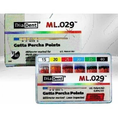 DiaDent Čepy gutaperčové standardní .029 ML101-691 - Sortiment: 15/40 – Hledejceny.cz