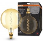 Osram 4058075761698 Zlatá vintage stmívatelná LED žárovka E27 4,8 W GLOBE, teplá bílá – Zboží Mobilmania