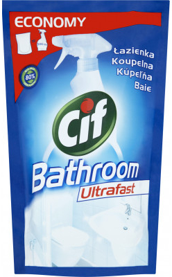 Cif koupelna Ultrafast tekutý čistící prostředek náhradní náplň 500 ml od  35 Kč - Heureka.cz