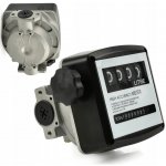 Průtokoměr paliva Geko analogový 4-místný s celkovým počítadlem – Sleviste.cz