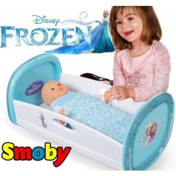 SMOBY 240205 FROZEN hojdacia kolíska pre 42 cm bábiku s perinkou