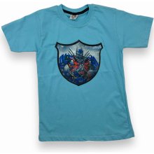 Zeyrek chlapecké tričko tyrkysové s blikajícím obrázkem modrá