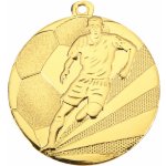 Medaile průměr 50 mm fotbal Zlatá – Hledejceny.cz
