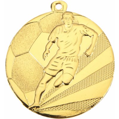 Medaile průměr 50 mm fotbal Zlatá – Hledejceny.cz
