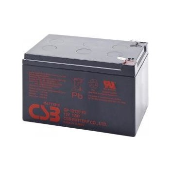 CSB 12V 12Ah olověný akumulátor F2 (GP12120F2)