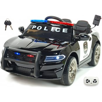 Daimex elektrické autíčko Policie USA 911 s majáky sirénou a megafonem černá
