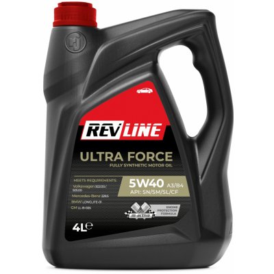 Revline Ultra Force Synthetic 5W-40 4 l – Hledejceny.cz