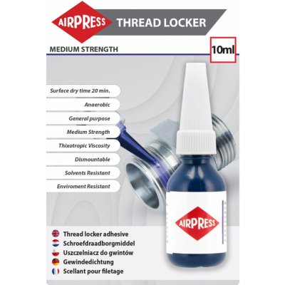 Airpress Lepidlo na závity 10ml - medium – Hledejceny.cz