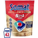 Somat tablety do myčky Excellence Premium 5v1 42 ks – Zboží Dáma