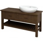 Erra Brand umyvadlová skříňka 130x73x50cm, mořený smrk BA131 – Hledejceny.cz