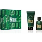 Dsquared2 Green Wood EDT 100 ml + sprchový gel 100 ml + pouzdro na karty dárková sada – Hledejceny.cz