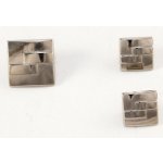 Kovový knoflík - stříbrná - rozměry 1,3 cm x 1,3 cm – Hledejceny.cz