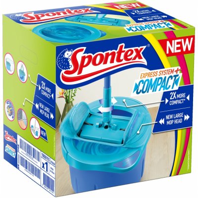 Spontex Kbelík a rotační mop Express System COMPACT+ 33 cm – Zboží Dáma