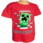 tričko dětské Minecraft červená – Zboží Dáma