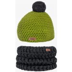 Doke Set háčkovaný kulich Anyz a nákrčník anthracite – Hledejceny.cz