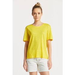 GANT LINEN SS T-SHIRT žlutá