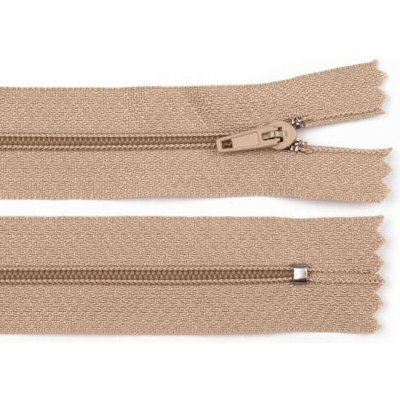 Spirálový zip No 3 délka 40 cm pinlock Varianta: 308 hnědá přírodní, Balení: 1 ks – Hledejceny.cz