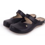 Vlnka dámské kožené nazouváky na hallux Leontýna černá – Zboží Dáma