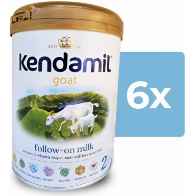 Kendamil 2 Kozí DHA+ 6 x 800 g – Zboží Dáma