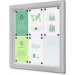 Jansen Display Venkovní uzamykatelná vitrína Slim 6 x A4 750 x 705 mm – Zboží Živě