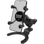 RAM MOUNTS RAM® sestava - malý držák X-Grip® s krátkým ramenem a základnou na víčko nádrže s kulovým kloubem 1"
