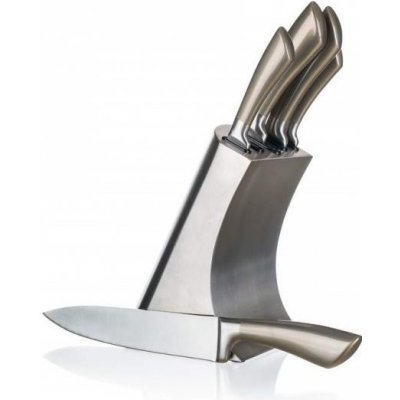 BANQUET Sada nožů METALLIC Platinum, 5 ks – Zboží Mobilmania