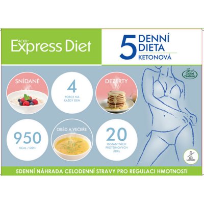 Good Nature Express Diet 5denní proteinová ketonová dieta 1180 g – Zboží Mobilmania