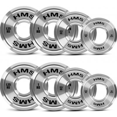 HMS TOS Sada ocelových olympijských kotoučů 2 x 0,25 - 1,25 kg 6 kg 50 mm – Hledejceny.cz