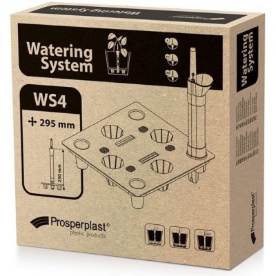 Prosperplast 29,5cm SQUARE WS4 černý – Zboží Dáma