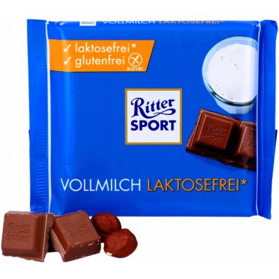 Ritter Sport Vollmilch Laktosefrei 100 g – Zboží Dáma
