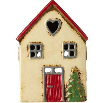 Ib Laursen Keramický svícen Stillenat Green Red Roof and Christmas Tree, multi barva, keramika – Zboží Dáma Ib Laursen Keramický svícen Stillenat Green Red Roof and Christmas Tree, multi barva, keramika – Zboží Dáma