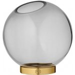 Váza Globe Black 21 cm AYTM – Hledejceny.cz