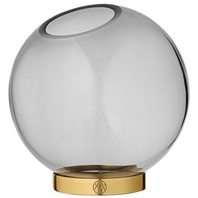 Váza Globe Black 21 cm AYTM – Hledejceny.cz