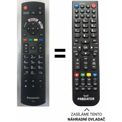 Dálkový ovladač Predátor Panasonic 30103575, RC42129M – Hledejceny.cz
