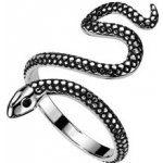 Šperky4U Ocelový prsten had OPR1929 – Zboží Mobilmania