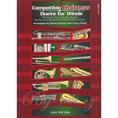 Compatible Christmas Duets for Winds noty pro lesní roh f horn