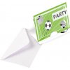 Párty pozvánka Amscan POZVÁNKY s obálkami Fotbalová party